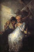 Francisco Goya Time oil painting on canvas